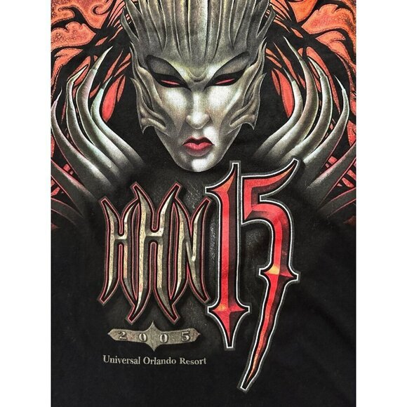Halloween Horror Nights‎ Universal Studios HHN 15 2005 Throwbacks T-Shirt XS b42 - Picture 3 of 4